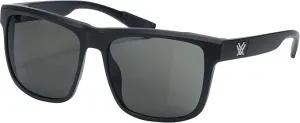 Vortex Optics Banshee Sunglasses UV Protection Polarized Ballistic Rated, Black/Smoke - No Mirror (EBA-BKS)