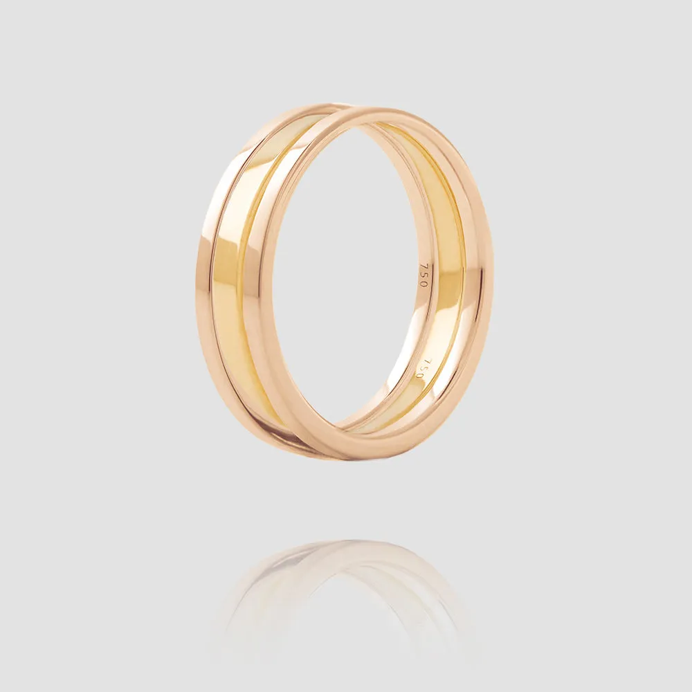 We Ring | Rose & Yellow Gold